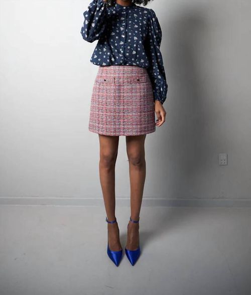 Aska Skirt In Red Mix
