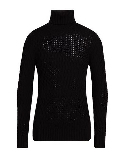 Man Turtleneck Black Size XL Virgin Wool