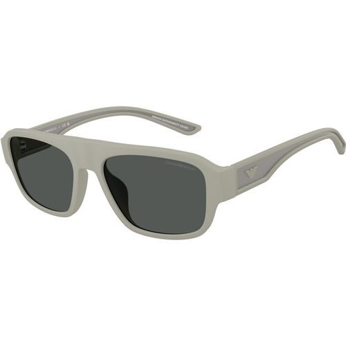 Emporio Armani Man Emporio Armani EA4266U 636087 Sunglasses Injected Grey Grey Geometric Norma