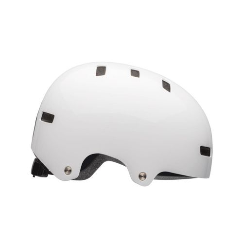 (L - 59-61.5 CM, White) Bell Local BMX / Skate Helmet
