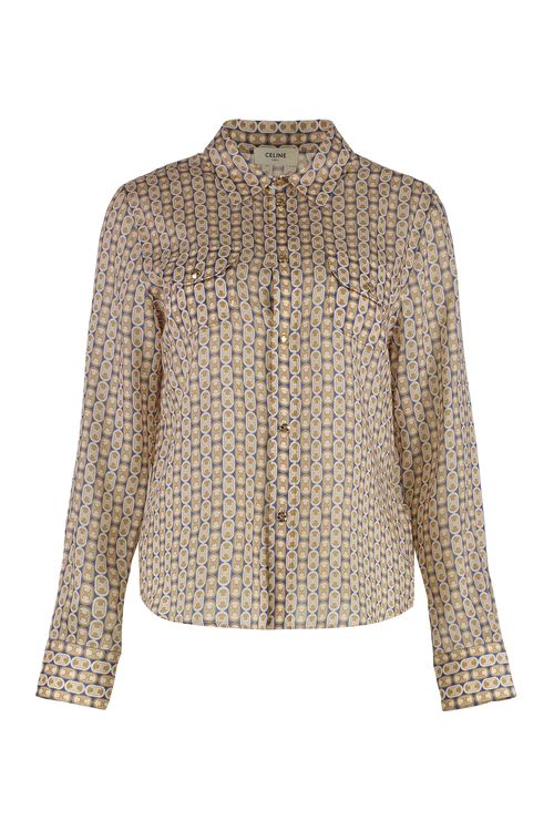 Tilly Shirt in Wool Silk Etamine