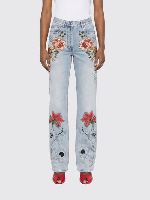 Jeans Woman color Denim