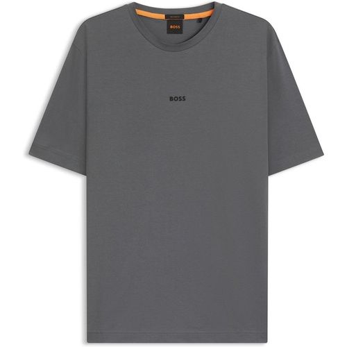 Boss Mens Oversized T-Shirt in Open Grey 062 - Sma