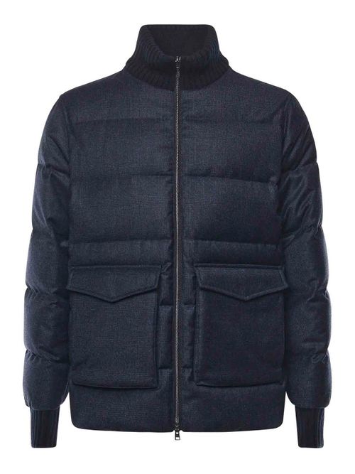 Wool And Cashmere Blend Bomber Jacket