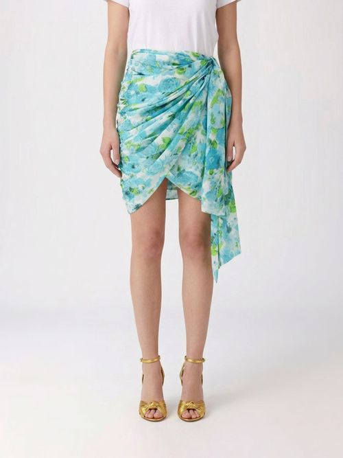 Skirt CHLOÉ Woman color Gnawed Blue
