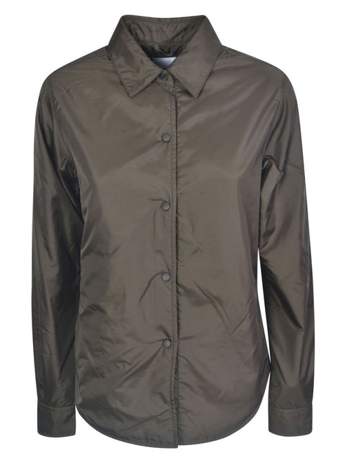 Fitted shirt jacket