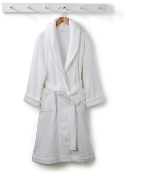 Turkish Cotton Shawl-Collar Robe, Exclusively at Macy's - White