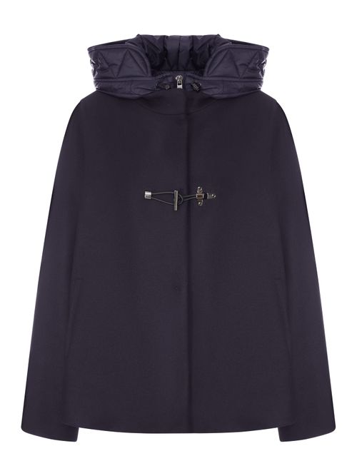 CAPPA TOGGLE COAT IN PANNO GARZATO DI LANA E CASHMERE - Fay Archive - Donna