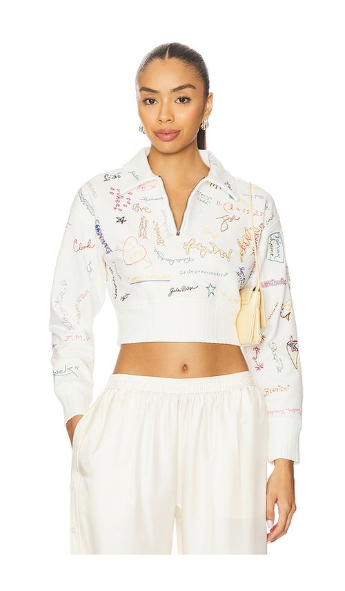 Kenzo Graduation Polo Pullover in Ivory. - S also in