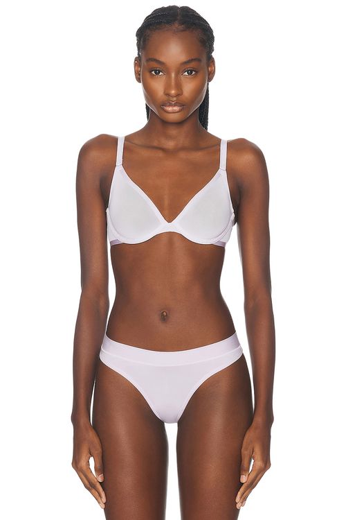 CUUP Mesh Plunge Bra in Lilac - Lavender.  32D also in 32B