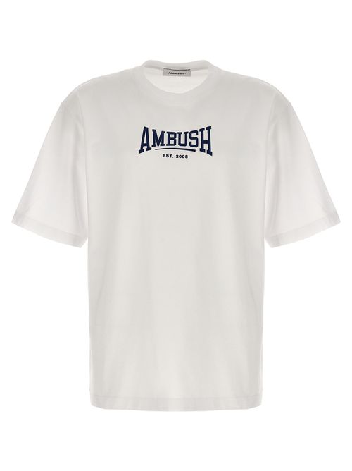 -Logo T Shirt Bianco-Uomo