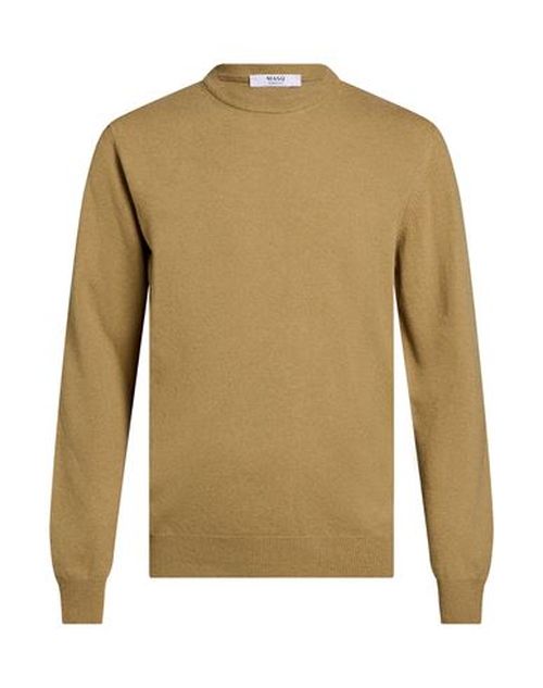 Man Sweater Sand Size 42 Wool