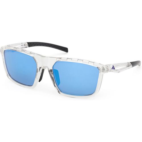 Adidas Sport Unisex Adidas Sport SP0111 26X Gafas de sol Inyectado Transparente Azul Cuadrada Norma