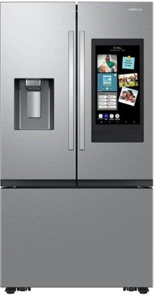 30 cu. ft. 3-Door French Door Smart Refrigerator with Family Hub - Stainless Steel