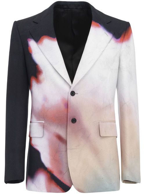 Solarised Flower single-breasted blazer - Multicolour
