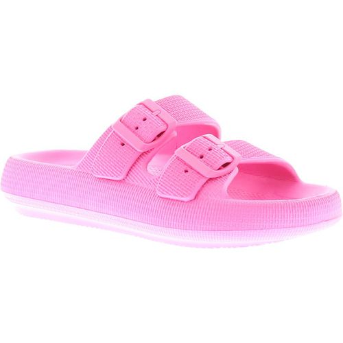 Wynsors Womens Flat Jelly Sandals Mules Lithe Slip On fuchsia - Multicolour - Size UK 7