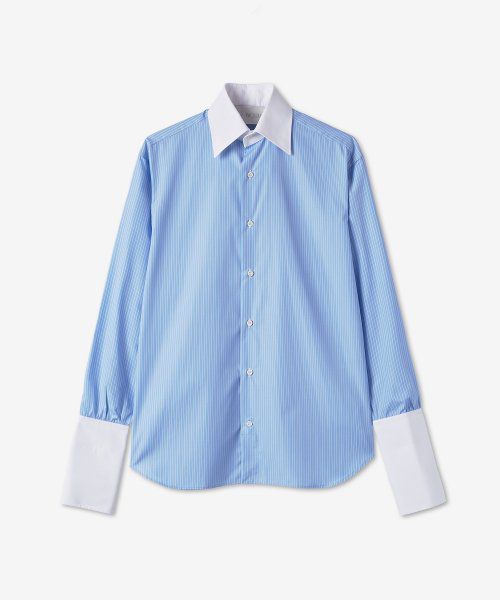 Women's Signature Button Up Pinstripe Shirt