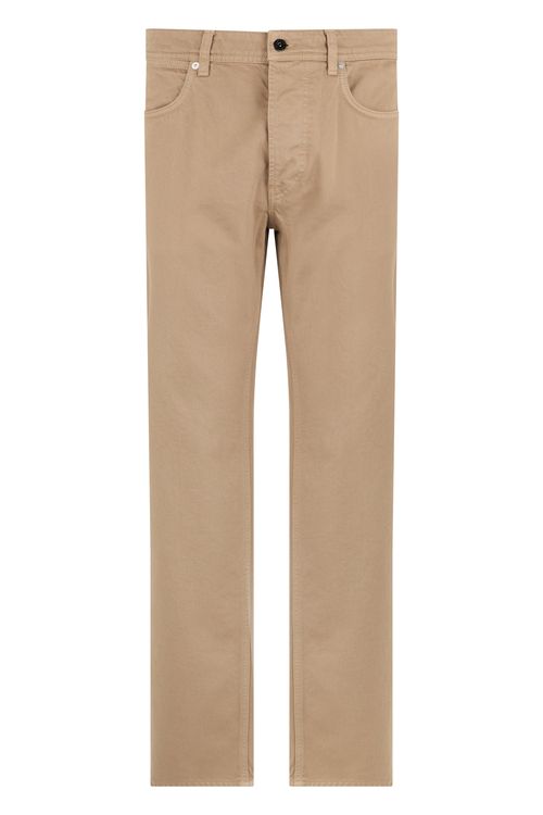 Straight Cotton Pants for Versatile Styling