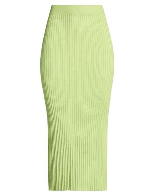 Woman Midi skirt Green Size S Viscose, Polyamide