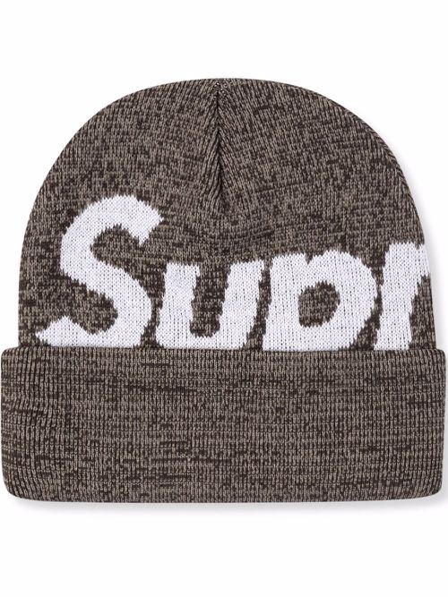 Big logo beanie - Brown