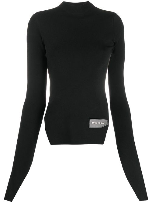 Logo patch jumper - Black