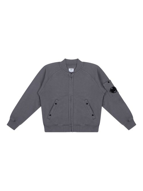 C.P. Company Kids cotton cardigan - Grey