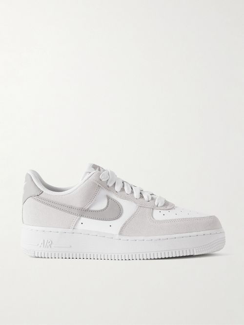 Men - Air Force 1 Leather and Suede Sneakers