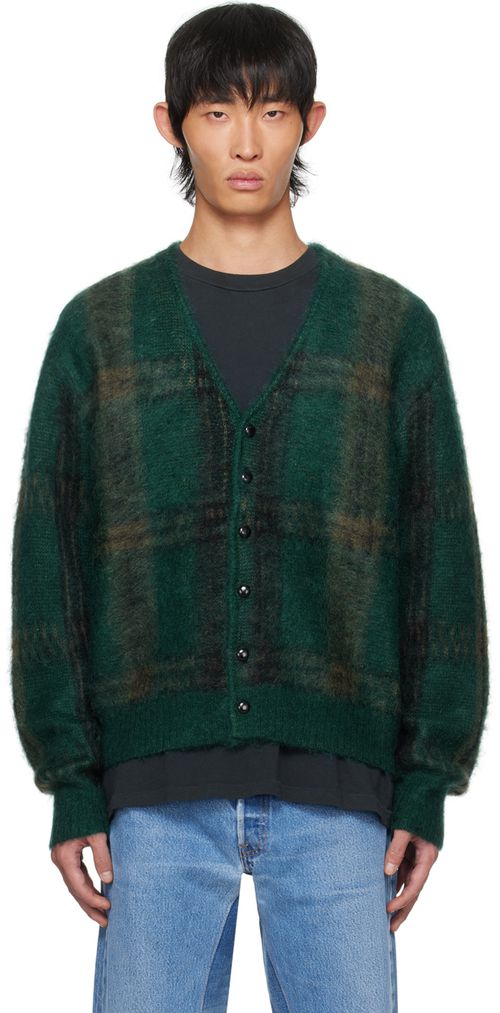 Re/Done Green 60s Cardigan