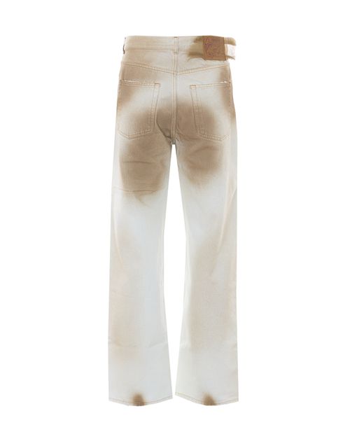 Jeans Beige Cotton - Men