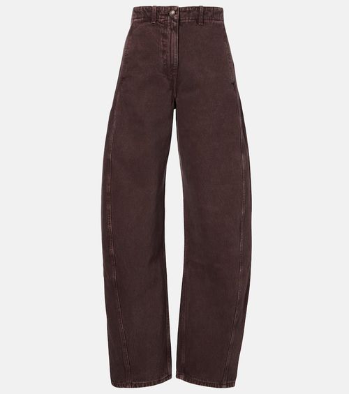High-rise balloon jeans