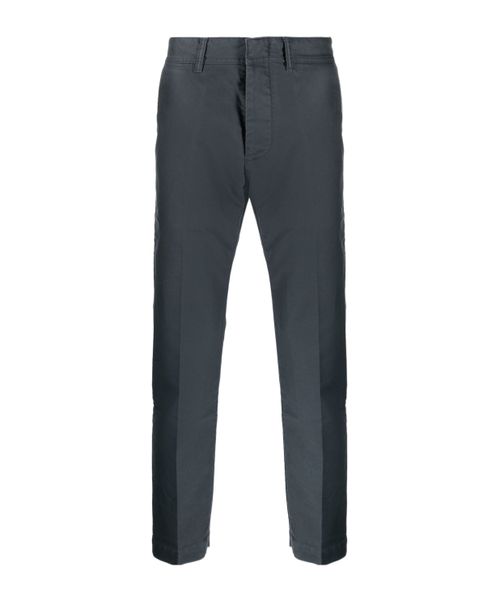 Straight-leg tailored trousers