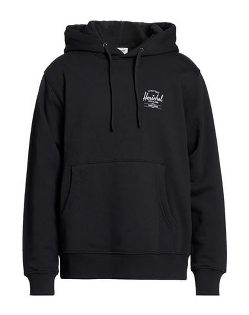 Man Sweatshirt Black Size L Cotton