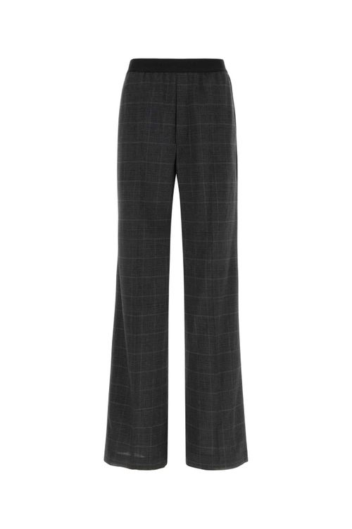 Wool Tailored Trousers — Gray
