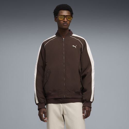 PUMA T7 Men's Bomber Jacket in Brown