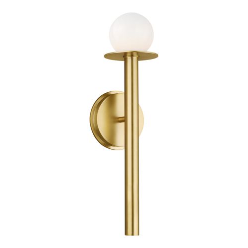 Visual Comfort Studio Nodes Wall Sconce in Burnished Brass by Kelly Wearstler