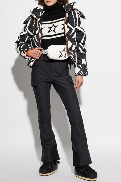 Ski Pants Mid-Rise Cargo, Women's, Navy Blue