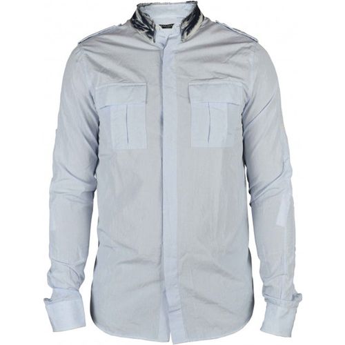 Balmain Shirt With Denim Collar