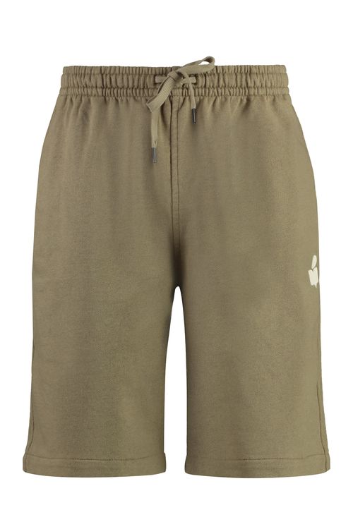 Logo Embroidered Drawstring Shorts