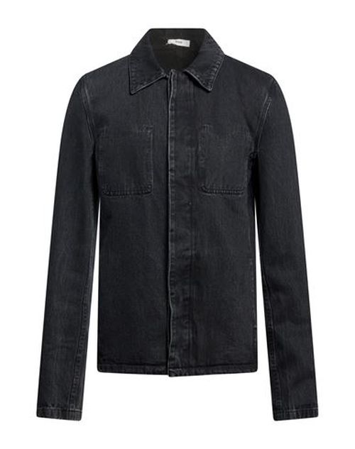 Man Denim outerwear Charcoal Size L Cotton