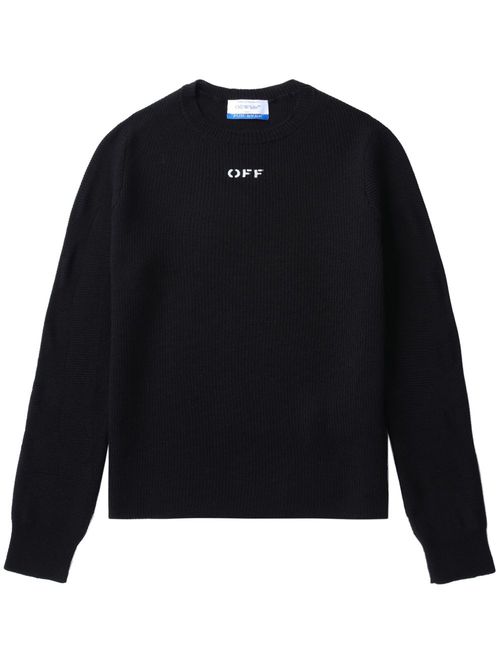 Virgin wool sweater - Black