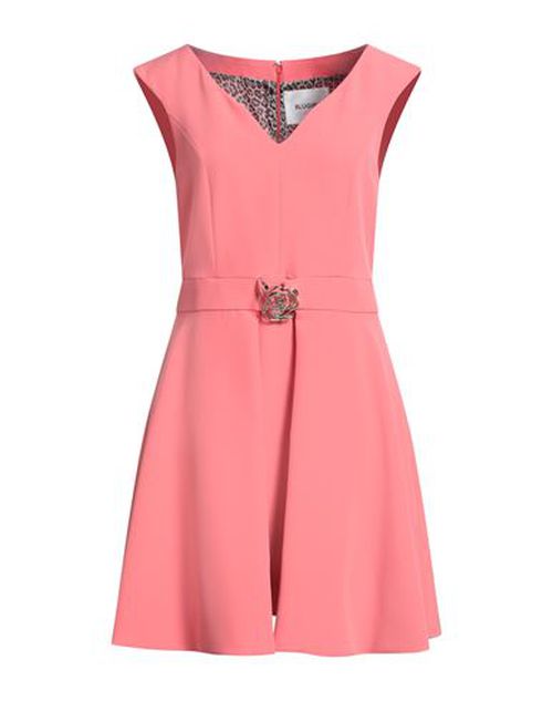 Woman Mini dress Salmon pink Size 10 Polyester, Elastane