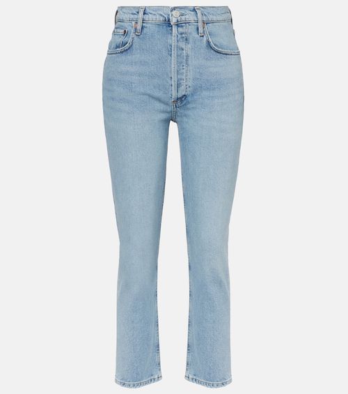 Riley high-rise straight jeans