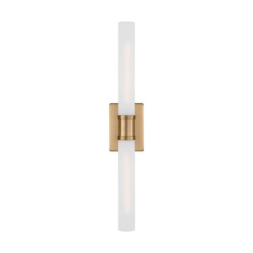 Keaton 2-Light Bathroom Vanity Light in Satin Bra
