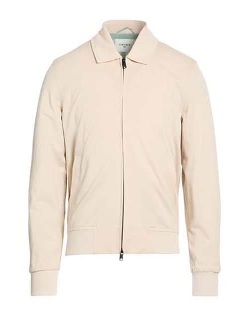 Man Jacket Beige Size L Cotton, Elastane