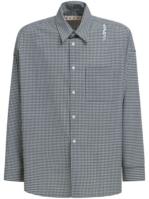 Check pattern shirt - Black