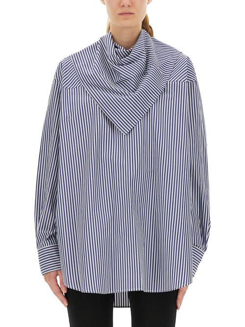Striped bandana blouse