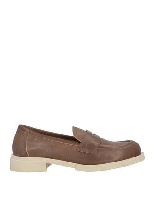 Woman Loafers Brown Size 7 Leather
