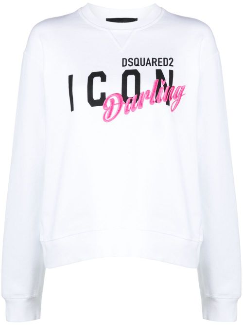 Icon Darling Cool cotton sweatshirt - White