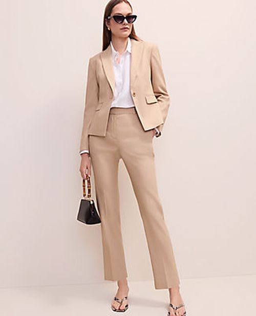 Ann Taylor The Everyday Ankle Pant in Linen Blend
