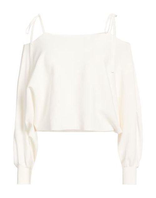 Woman Sweater Off white Size M Cotton